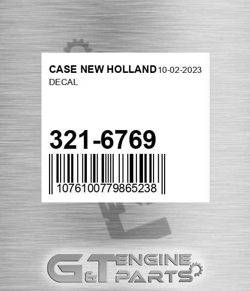 321-6769 Decal