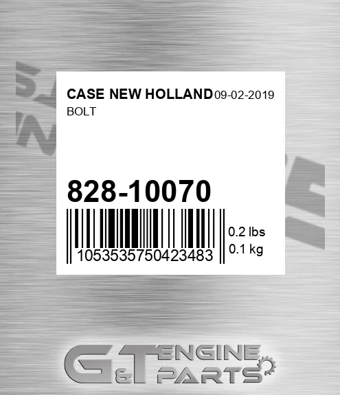 828-10070 Bolt