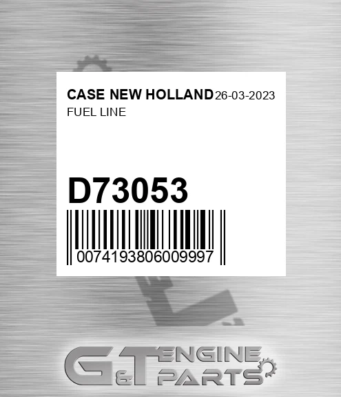 D73053 Fuel Line