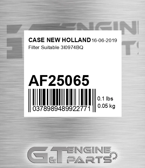 AF25065 Filter Suitable 3i0974bq