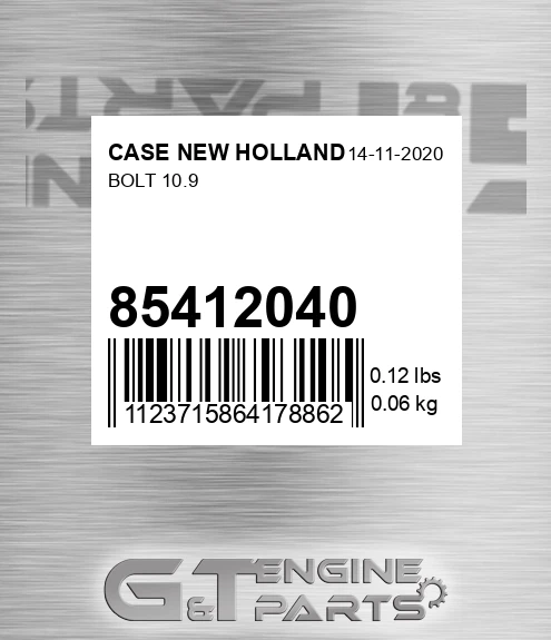854-12040 Bolt 10.9