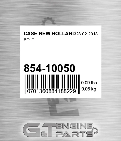 854-10050 Bolt