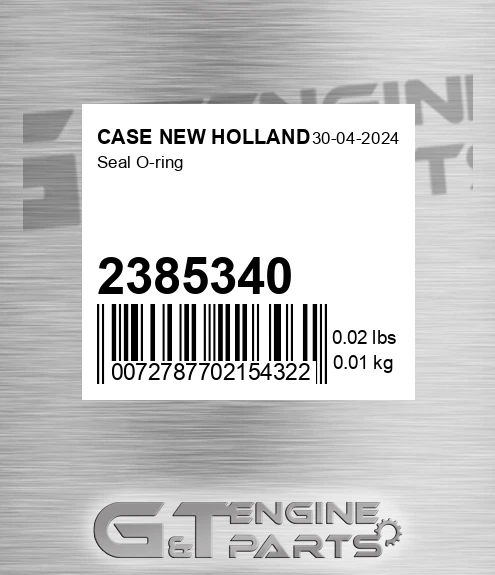 2385340 Seal O-ring