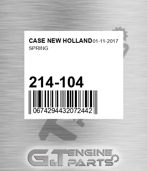214-104 Spring