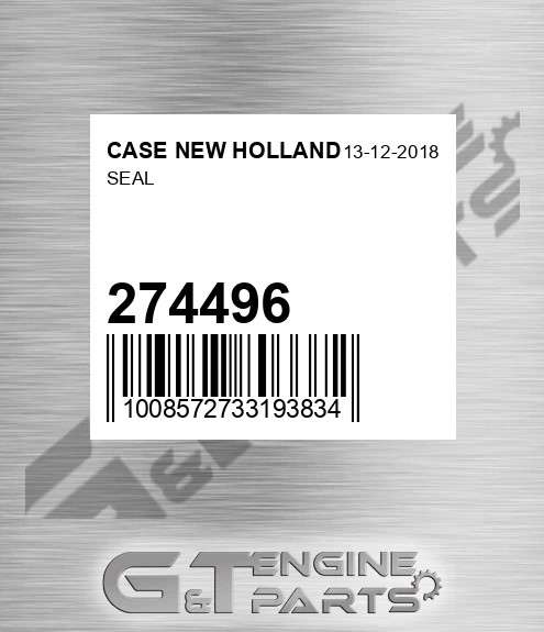 274496 Seal for CASE NEW HOLLAND