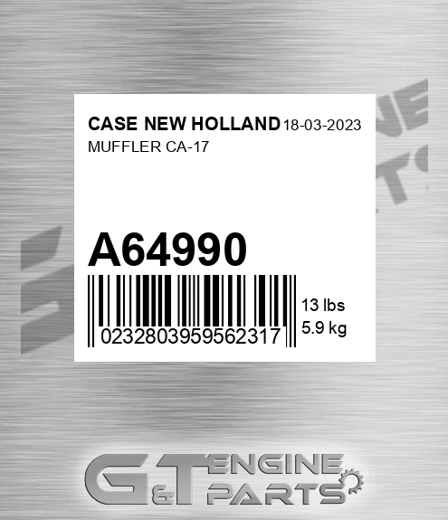 A64990 Muffler Ca-17