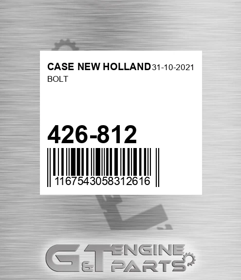 426-812 Bolt for CASE NEW HOLLAND