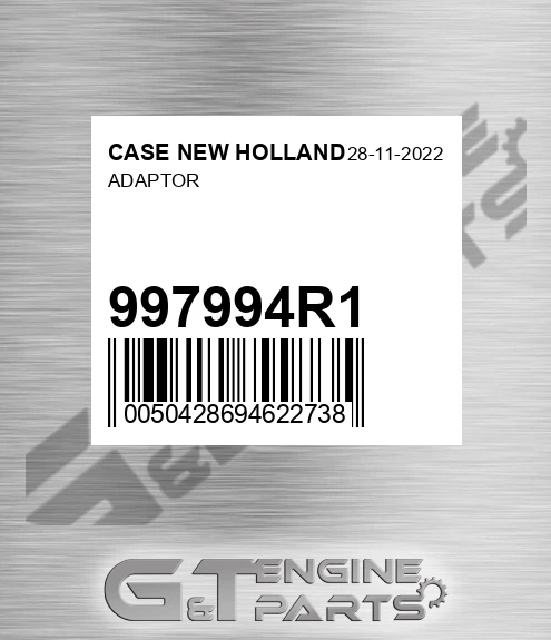 997994R1 Adaptor for CASE NEW HOLLAND
