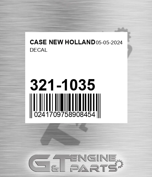 321-1035 Decal