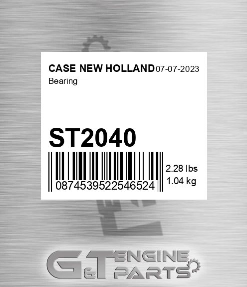 ST2040 CASE NEW HOLLAND Bearing
