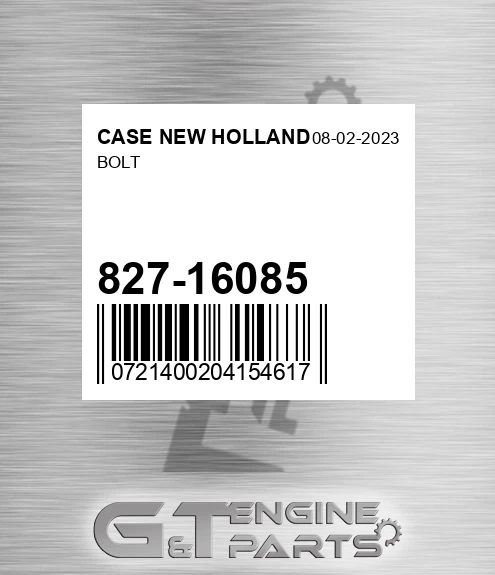 827-16085 Bolt