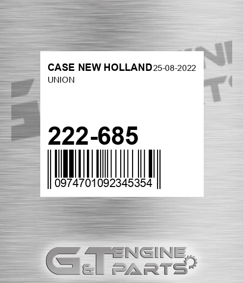 222-685 Union for CASE NEW HOLLAND