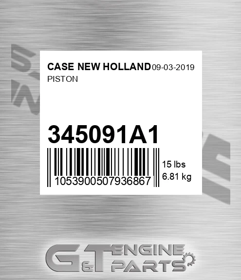 345091A1 CASE NEW HOLLAND Piston