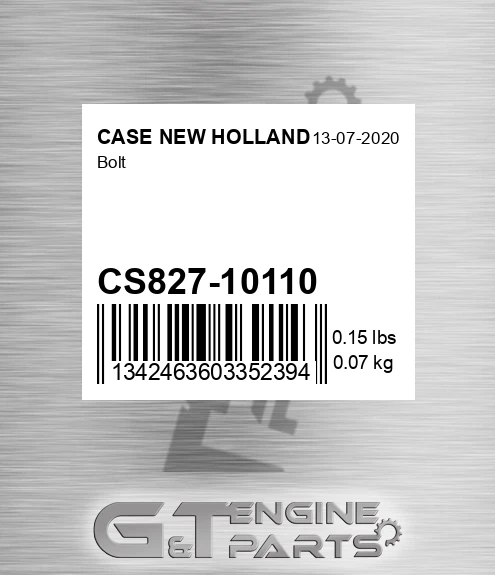 CS827-10110 Bolt