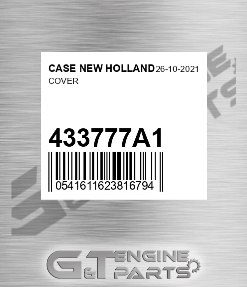433777A1 Cover for CASE NEW HOLLAND