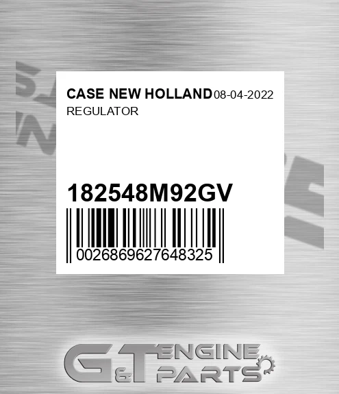 182548M92GV Regulator