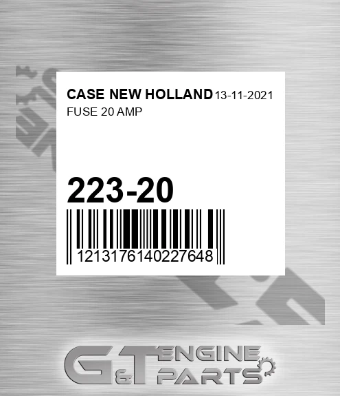 223-20 Fuse 20 Amp for CASE NEW HOLLAND