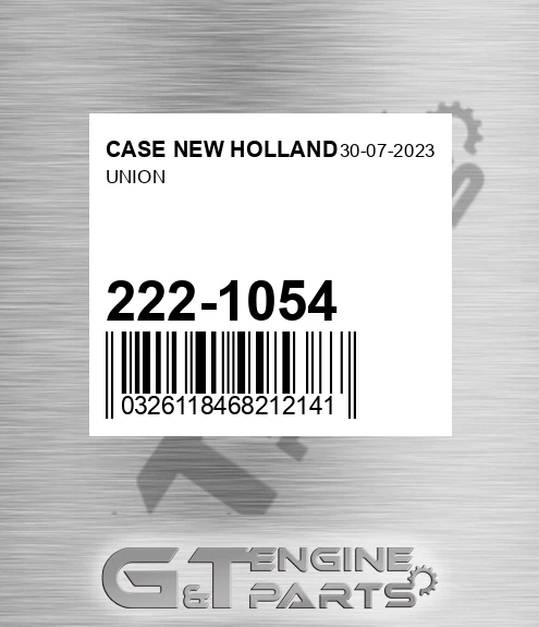 222-1054 Union for CASE NEW HOLLAND