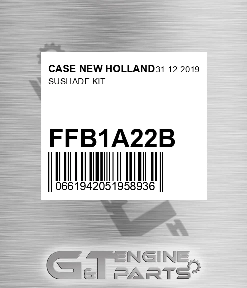 FFB1A22B Sushade Kit for CASE NEW HOLLAND