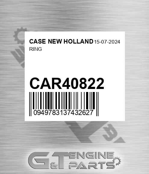 CAR40822 CASE NEW HOLLAND Ring