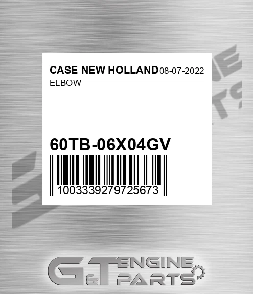 60TB-06X04GV Elbow