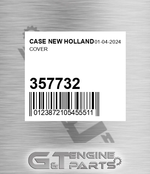 357732 Cover for CASE NEW HOLLAND