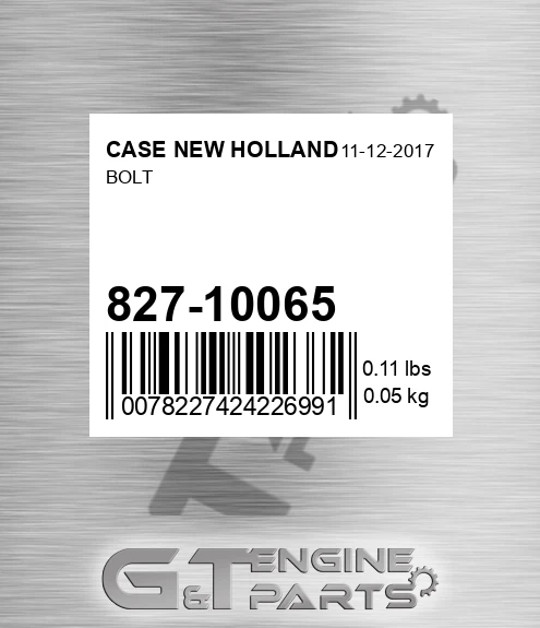 827-10065 Bolt