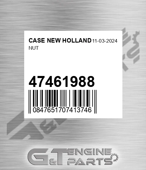 47461988 Nut for CASE NEW HOLLAND