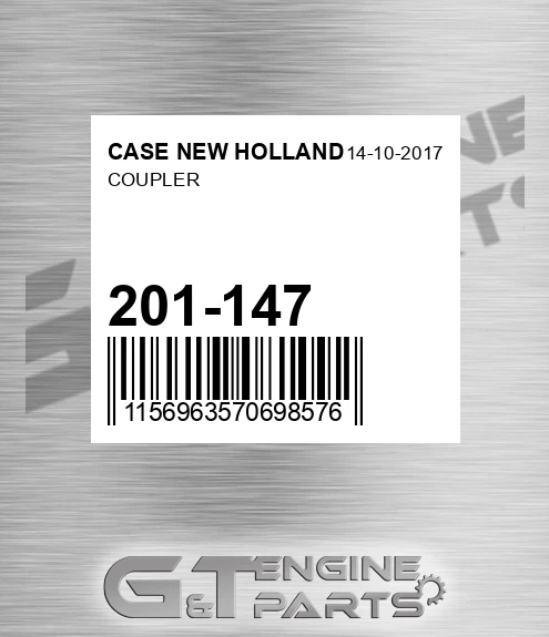 201-147 Coupler for CASE NEW HOLLAND