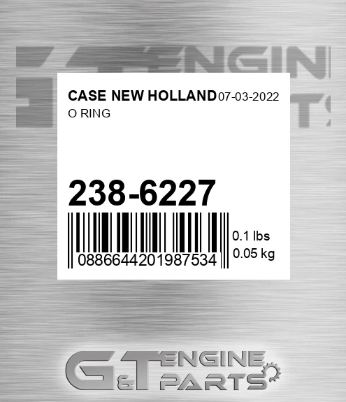 238-6227 O Ring