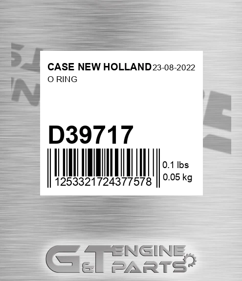 D39717 O Ring