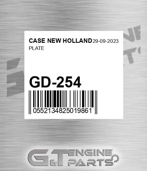 GD-254 Plate