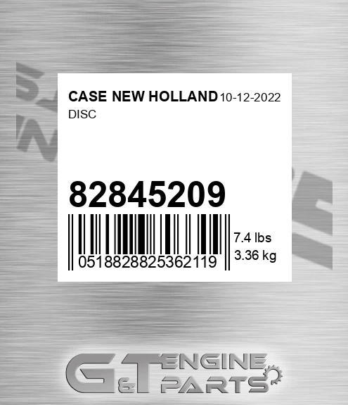 82845209 Disc for CASE NEW HOLLAND