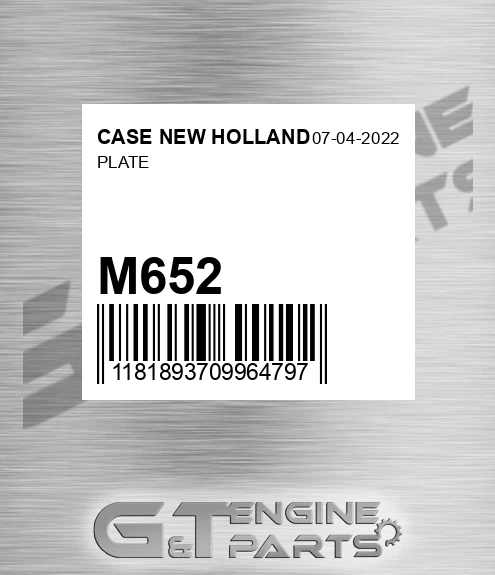 M652 Plate