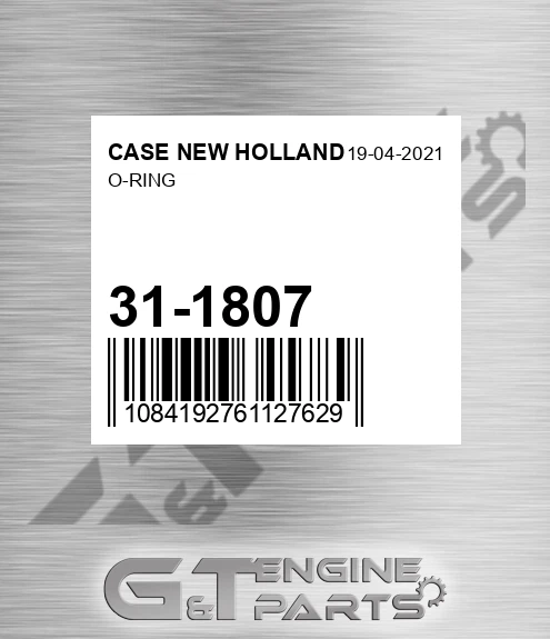 31-1807 O-ring for CASE NEW HOLLAND