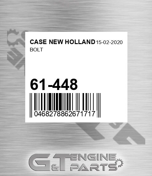 61-448 Bolt for CASE NEW HOLLAND