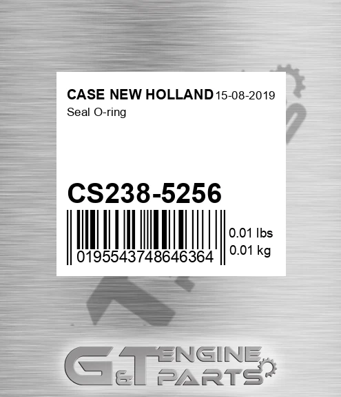 CS238-5256 Seal O-ring for CASE NEW HOLLAND
