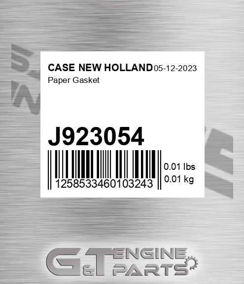 J923054 Paper Gasket