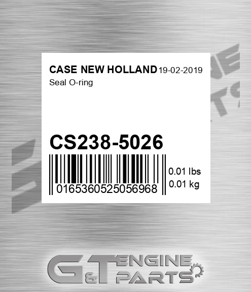CS238-5026 Seal O-ring