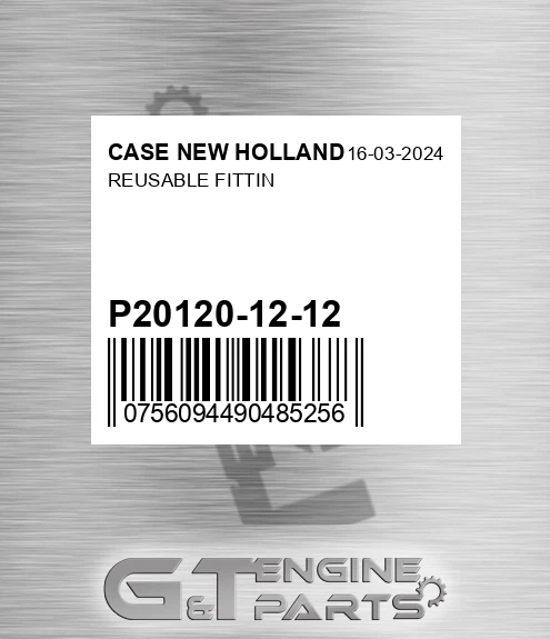 P20120-12-12 Reusable Fittin