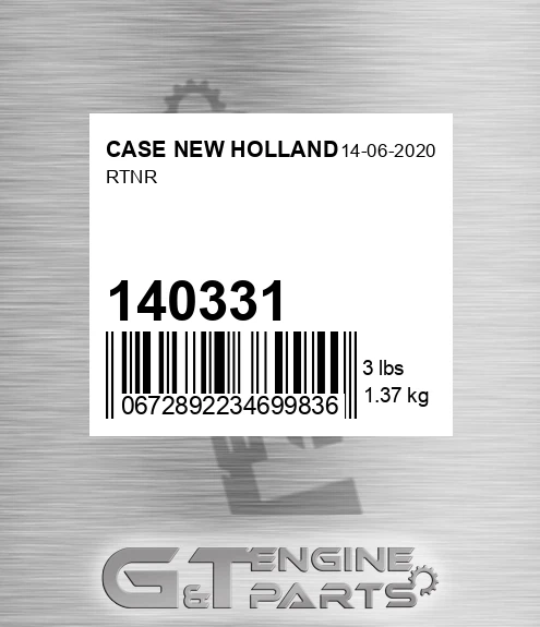 140331 CASE NEW HOLLAND Rtnr