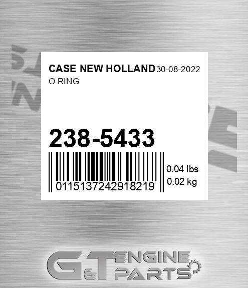 238-5433 O Ring