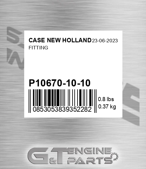 P10670-10-10 Fitting