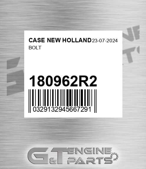 180962R2 Bolt