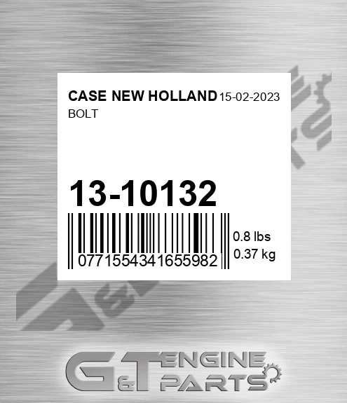 13-10132 Bolt