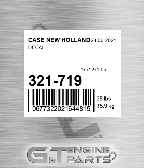 321-719 Decal