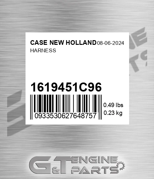 1619451C96 Harness for CASE NEW HOLLAND