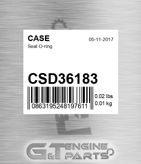 CSD36183 Seal O-ring