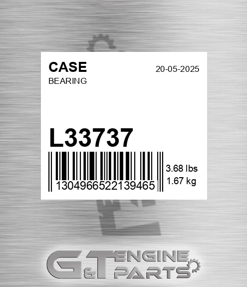 L33737 CASE Bearing