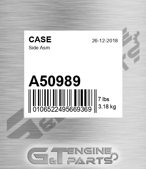 A50989 Side Asm for CASE